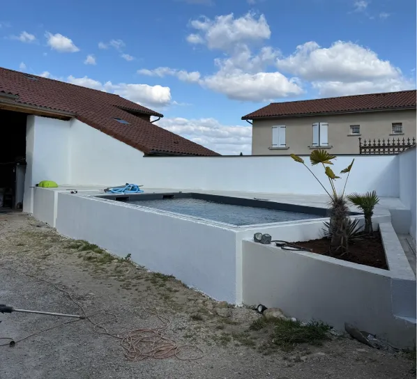 Construction de piscine — après travaux